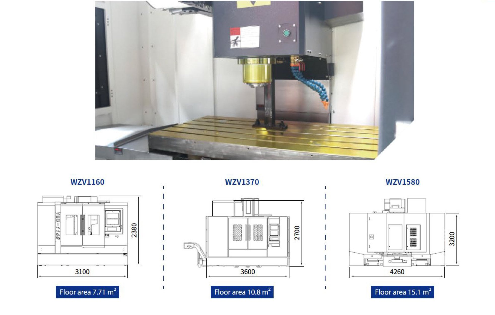 WZV Dikey CNC İşleme Merkezi